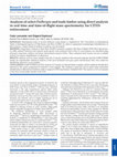 Research paper thumbnail of Analysis of select Dalbergia and trade timber using direct analysis in real time and time-of-flight mass spectrometry for CITES enforcement