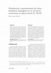 Research paper thumbnail of Distribución y asentamientos de tribus bereberes (Imazighen) en el territorio emeritense en época emiral (S. VIII-X) 1