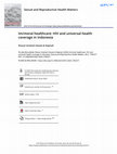 Research paper thumbnail of Im/moral healthcare: HIV and universal health coverage in Indonesia