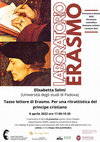 Research paper thumbnail of ELISABETTA SELMI, Tasso lettore di Erasmo. Per una ritrattistica del principe cristiano