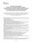 Research paper thumbnail of Congenital Hypothyroidism: A 2020–2021 Consensus Guidelines Update—An ENDO-European Reference Network Initiative Endorsed by the European Society for Pediatric Endocrinology and the European Society for Endocrinology