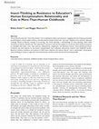 Research paper thumbnail of Insect-Thinking as Resistance to Education's Human Exceptionalism: Relationality and Cuts in More-Than-Human Childhoods