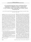 Research paper thumbnail of A combined prognostic serum interleukin-8 and interleukin-6 classifier for stage 1 lung cancer in the prostate, lung, colorectal, and ovarian cancer screening trial