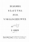 Research paper thumbnail of Hermann Maurer, Keltische Eisenschmelzen im Bereich des Manhartsbergzuges.  Horner Blätter zu Vorgeschichte 1, 1979, 6.