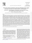 Research paper thumbnail of Short-term systolic and diastolic ventricular performance after surgical ventricular restoration for dilated ischemic cardiomyopathy