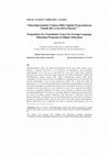 Research paper thumbnail of Yükseköğretimdeki Yabancı Diller Eğitimi Programlarına Yönelik Bir Çeviri Dersi Önerisi / Proposition of a Translation Course for Foreign Language Education Programs in Higher Education