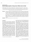 Research paper thumbnail of Bacteriological quality of sheep meat in Mhow town of India