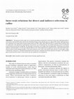 Research paper thumbnail of Inter-trait relations for direct and indirect selection in coffee