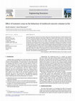 Research paper thumbnail of Effect of transient creep on the behaviour of reinforced concrete columns in fire