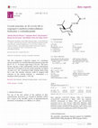 Research paper thumbnail of Crystal structure of ( E )-2-[(2 S ,5 R )-2-isopropyl-5-methylcyclohexylidene]hydrazine-1-carbothioamide