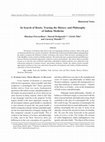 Research paper thumbnail of In Search of Roots: Tracing the History and Philosophy of Indian Medicine