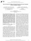 Research paper thumbnail of Effect of Friction Stir Welding on Mechanical Properties of Dissimilar Weld Joints