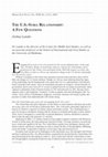 Research paper thumbnail of The U.S.-Syria Relationship: A Few Questions