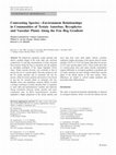 Research paper thumbnail of Contrasting SpeciesEnvironment Relationships in Communities of Testate Amoebae, Bryophytes and Vascular Plants Along the FenBog Gradient