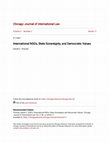 Research paper thumbnail of International NGOs, State Sovereignty, and Democratic Values