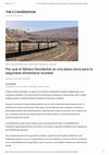 Research paper thumbnail of Por qué el Sáhara Occidental es una pieza clave para la seguridad alimentaria mundial