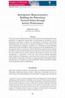 Research paper thumbnail of Anticipatory Representation: Building the Palestinian Nation(-State) through Artistic Performance