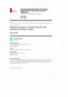 Research paper thumbnail of Religions, politique et identités dans les cités grecques de l’Empire romain