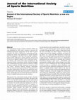 Research paper thumbnail of Journal of the International Society of Sports Nutrition: a new era begins