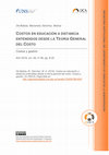 Research paper thumbnail of Costos en educación a distancia entendidos desde la Teoría General del Costo