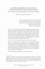 Research paper thumbnail of CONTROL JURÍDICO DE LOS ACTOS ADMINISTRATIVOS DE LA JUDICATURA