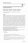 Research paper thumbnail of An integrated assessment of the potential impacts of climate change on Indiana forests