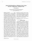 Research paper thumbnail of Electric Field Distribution in a Biological Cell for Various Electrode Configurations-A Simulation Study