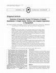 Research paper thumbnail of Outcome of Surgically Treated 79 Patients of Hepatic Hydatidosis: A Single Center Tertiary Care Hospital Experience in Bangladesh