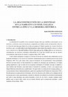 Research paper thumbnail of La (re)construcción de la identidad en la narrativa juvenil gallega. Entre la épica y la memoria histórica