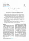 Research paper thumbnail of La pesta, la pitjor pandèmia [2022]