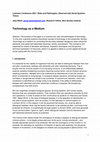 Research paper thumbnail of Technology as a Medium