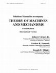 Research paper thumbnail of Theory Of Machine And Mechanisms Si Edition solution manual ( PDFDrive ) (1)