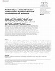 Research paper thumbnail of Mind the Hype: A Critical Evaluation and Prescriptive Agenda for Research on Mindfulness and Meditation