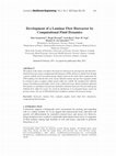 Research paper thumbnail of Development of a Laminar Flow Bioreactor by Computational Fluid Dynamics