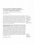 Research paper thumbnail of Des occupations préhistoriques à la Grotte du Poteu (Saillon, VS)?: un siècle de questionnement