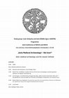 Research paper thumbnail of Conference Programme "Early Medieval Archaeology! - But how?" - Early medieval archaeology and the newest methods