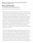 Research paper thumbnail of Pain and Wonder: The Wounding Journeys of Abdulrazak Gurnah