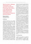 Research paper thumbnail of Sprachvarietäten- abhängige Terminologie in der neuronalen maschinellen Übersetzung: Eine Analyse in der Sprachrichtung Englisch-Deutsch mit Schwerpunkt auf der österreichischen Varietät der deutschen Sprache