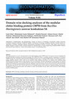 Research paper thumbnail of Domain wise docking analyses of the modular chitin binding protein CBP50 from Bacillus thuringiensis serovar konkukian S4