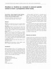 Research paper thumbnail of Atosiban vs. ritodrine as a tocolytic in external cephalic version at term: a prospective cohort study