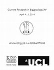 Research paper thumbnail of Current Research in Egyptology XV