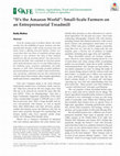 Research paper thumbnail of “It's the Amazon World”: Small-Scale Farmers on an Entrepreneurial Treadmill