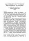 Research paper thumbnail of The Philippine alternative learning system: expanding the educational future of the deprived, depressed, and underserved