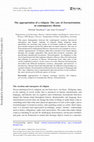 Research paper thumbnail of The appropriation of a religion: The case of Zoroastrianism in contemporary Russia