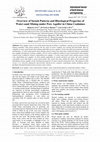 Research paper thumbnail of Overview of Inrush Patterns and Rheological Properties of Water-sand Mining under Pore Aquifer in China Coalmines