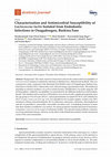 Research paper thumbnail of Characterization and antimicrobial susceptibility pattern of clinical isolates of Enterococci at a tertiary care hospital in Mumbai, India