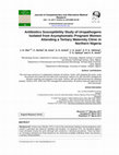 Research paper thumbnail of Antibiotics Susceptibility Study of Uropathogens Isolated from Asymptomatic Pregnant Women Attending a Tertiary Maternity Clinic in Northern Nigeria