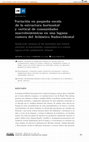 Research paper thumbnail of Variación en pequeña escala de la estructura horizontal y vertical de comunidades macrobentónicas en una laguna costera del Atlántico Sudoccidental