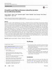 Research paper thumbnail of Drosophila suzukii flight performance reduced by starvation but not affected by humidity