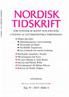 Research paper thumbnail of “Ingen tid för diskussion: Norrön forskning på 1900-talet speglad i Lars Lönnroths karriär,“ Nordisk Tidskrift 91 (2015), 485–94.